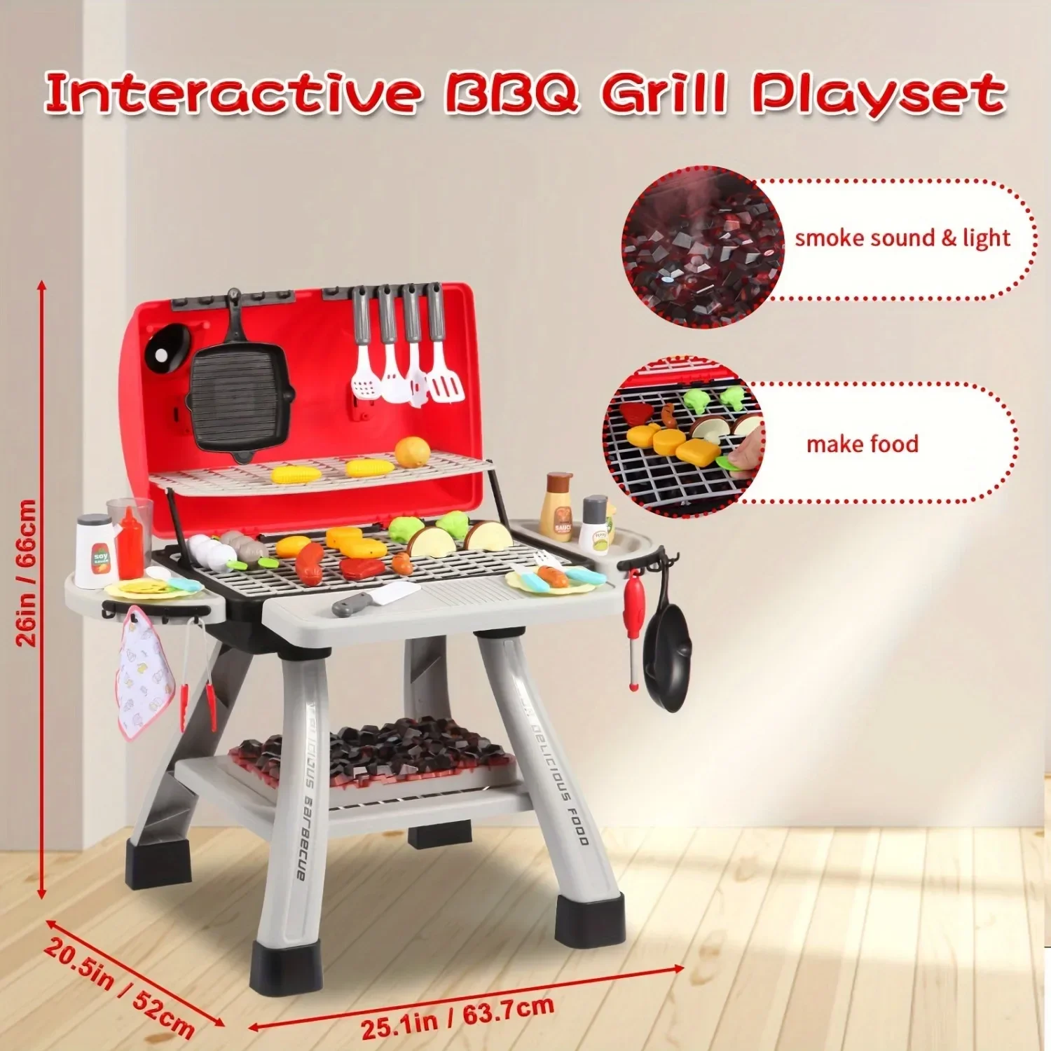 Barbecue Grill Toy Set Kids BB - Camping Cooking Gifts ulasan dan harga
