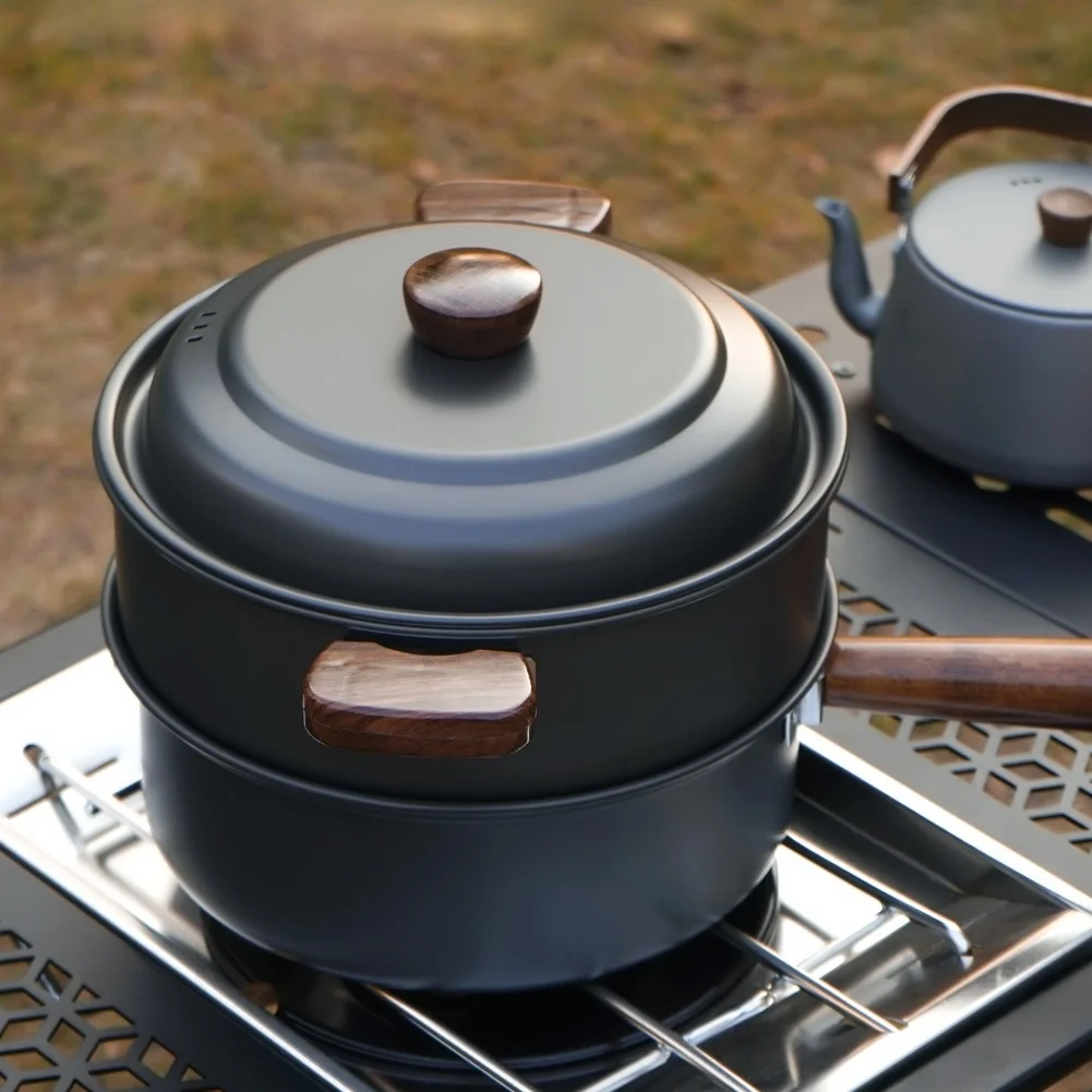 3L Camping Cooking Pot Set Alu - Camping Cooking Pot With Lid ulasan dan harga