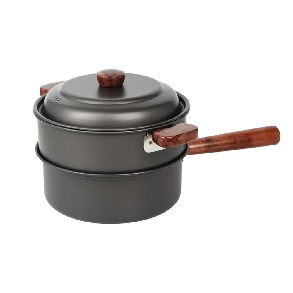 3L Camping Cooking Pot Set Alu - Camping Cooking Pot With Lid ulasan dan harga