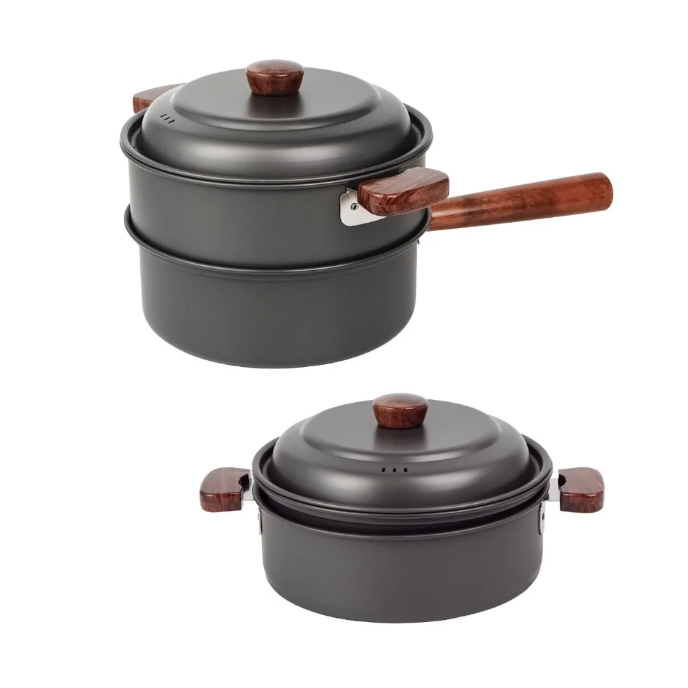 3L Camping Cooking Pot Set Alu - Camping Cooking Pot With Lid ulasan dan harga