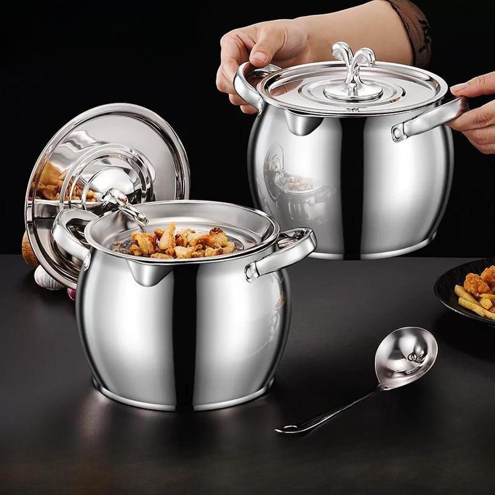 Grease Container Versatile Hea - Camping Cooking Container ulasan dan harga