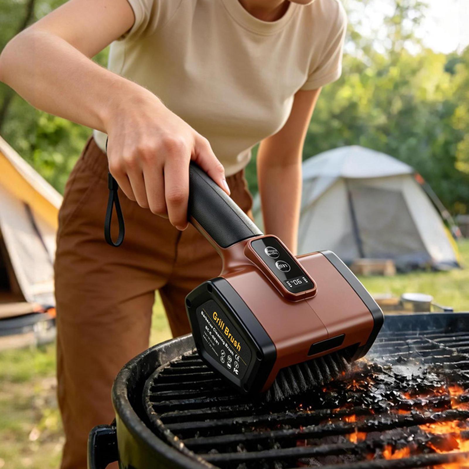 Automatic Grill Cleaner 3000mA - Camping Cooking Grate ulasan dan harga