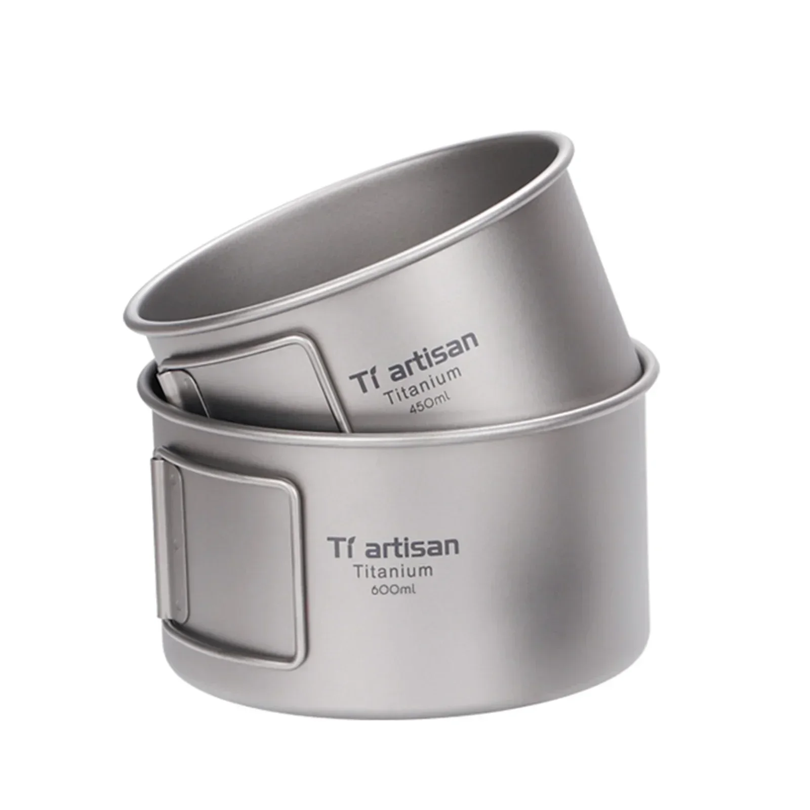 Titanium Bowl With Folding Han - Camping Cooking Container ulasan dan harga