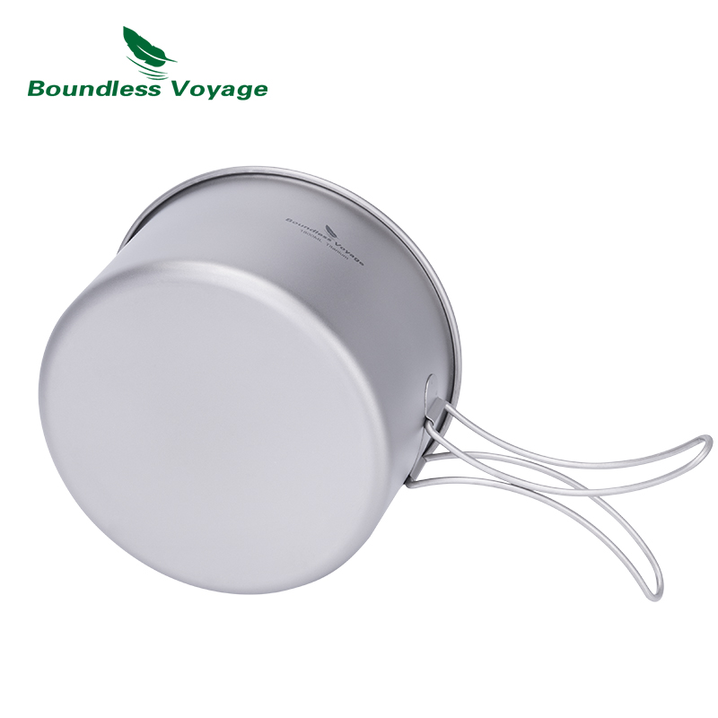 Boundless Voyage Titanium Pot  - Camping Cooking Pot Set ulasan dan harga