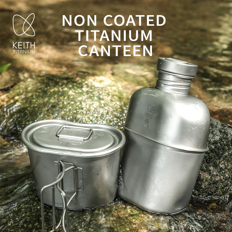 KEITH  Pure Titanium Canteen M - Camping Cooking Pot Set ulasan dan harga