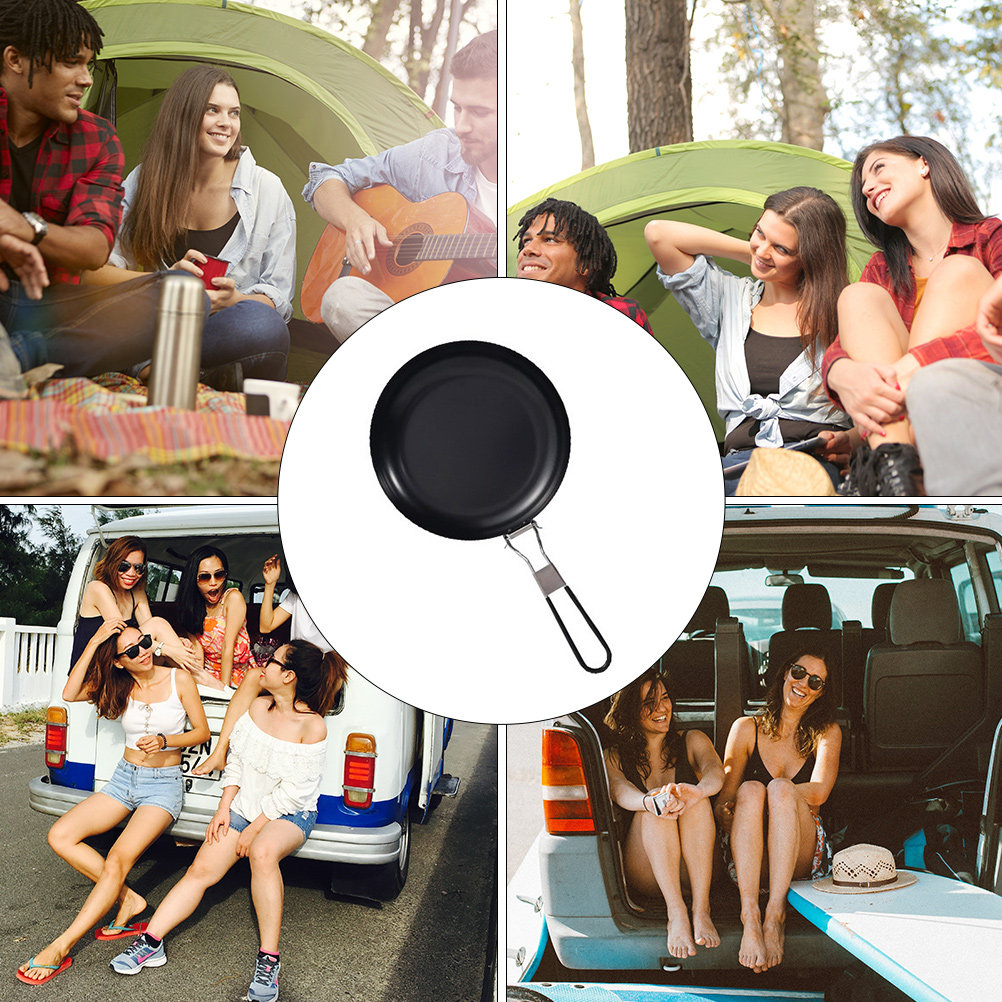 9 Inch Non-Stick Camping Fryin - Cooking Outdoor Camping ulasan dan harga