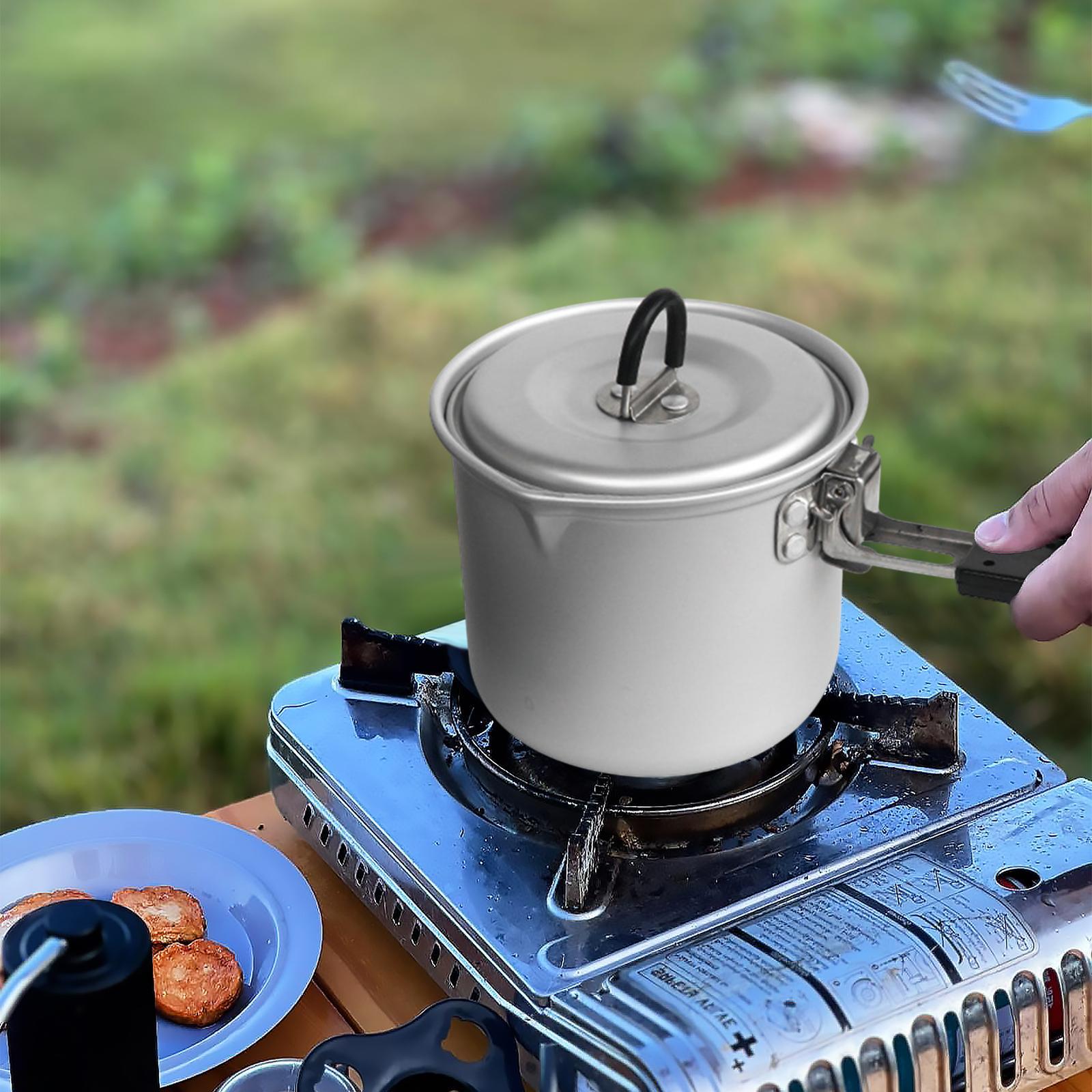 Camping Pot with Folding Handl - Camping Cooking Gifts ulasan dan harga
