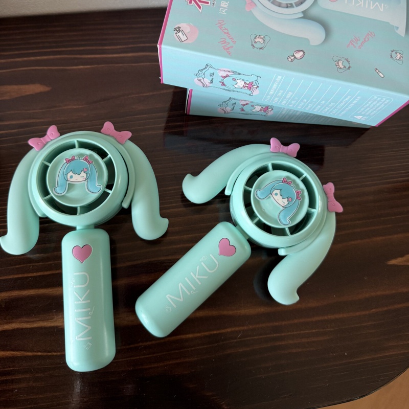 Hatsune Miku Mini Handheld Fan - Camping Cooking Fire ulasan dan harga