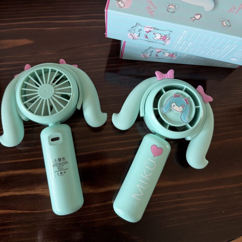 Hatsune Miku Mini Handheld Fan - Camping Cooking Fire ulasan dan harga