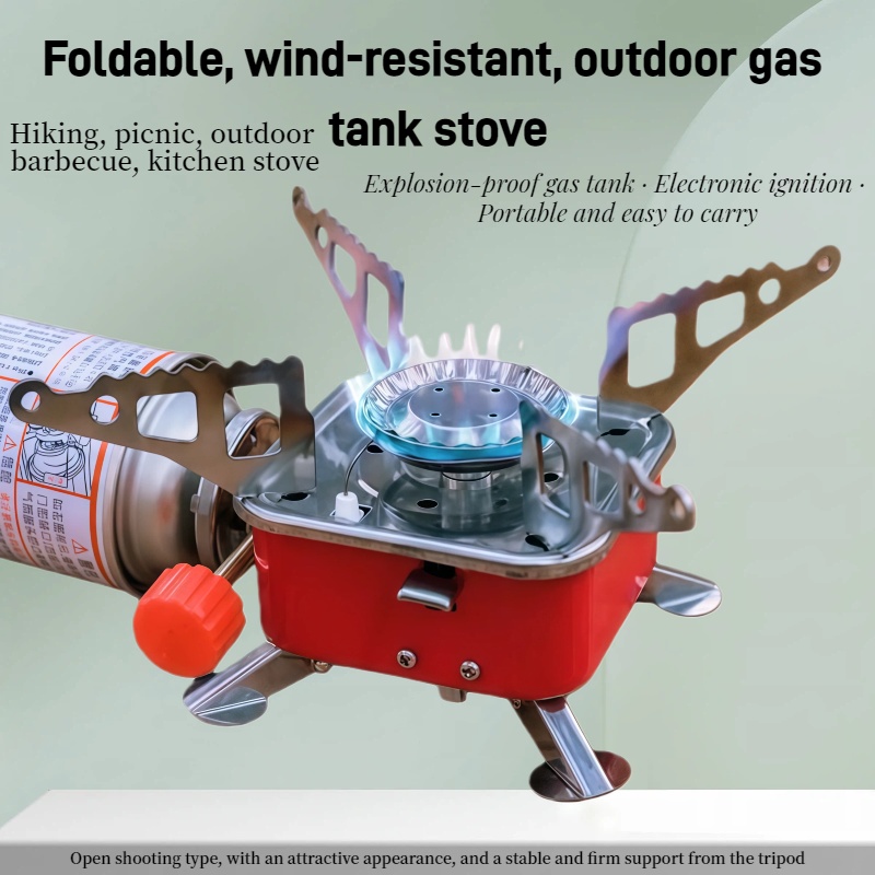 Outdoor Mini Square Stove Camp - Camping Cooking Grate ulasan dan harga