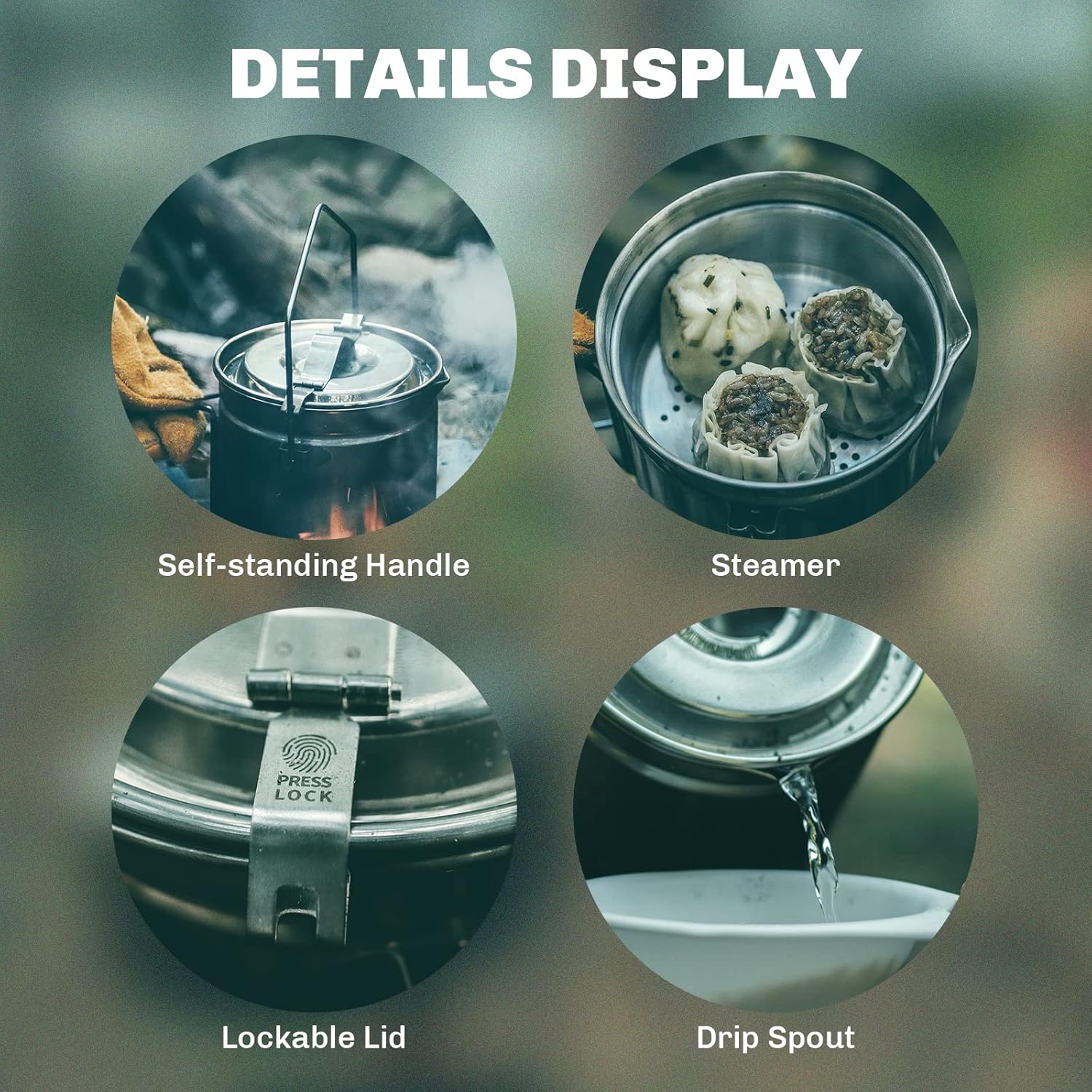 Fire-Maple 1.2L Stainless Stee - Camping Cooking Ware ulasan dan harga