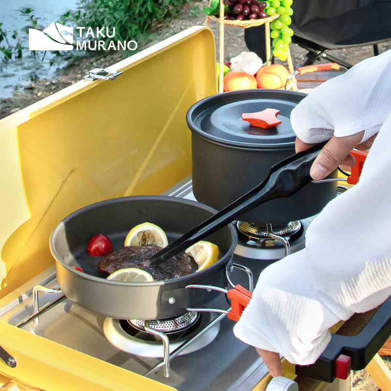 Camping Cookware Set Outdoor C - Camping Cooking Pot Set ulasan dan harga