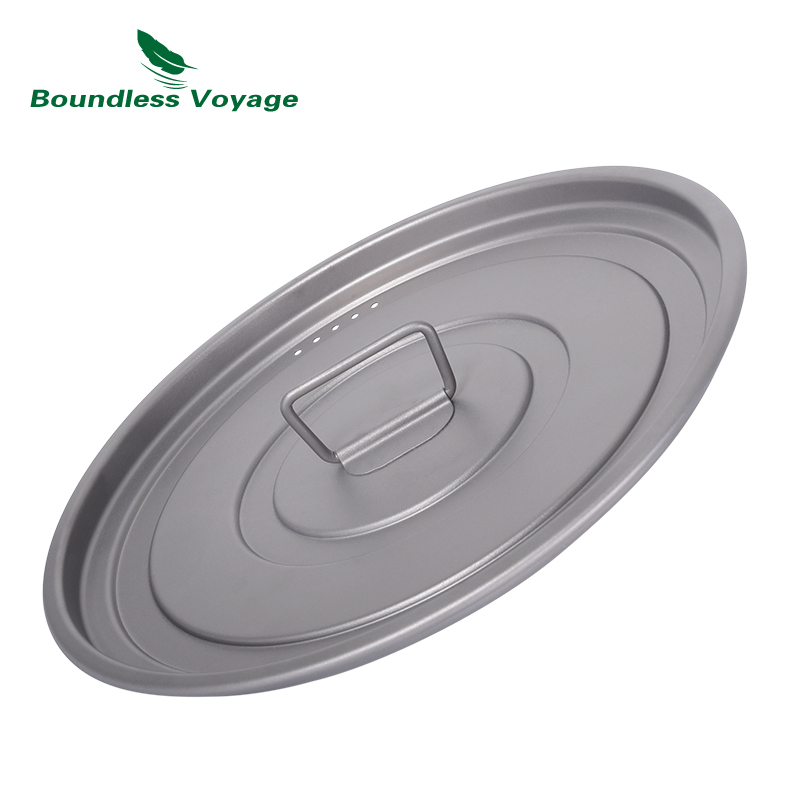 Boundless Voyage Titanium Non- - Camping Cooking Pot With Lid ulasan dan harga