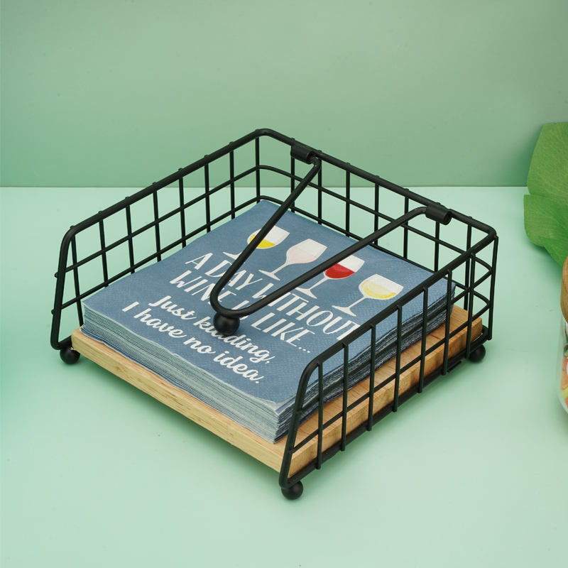 Square wooden napkin holder, s - Camping Cooking Utensil Holder ulasan dan harga