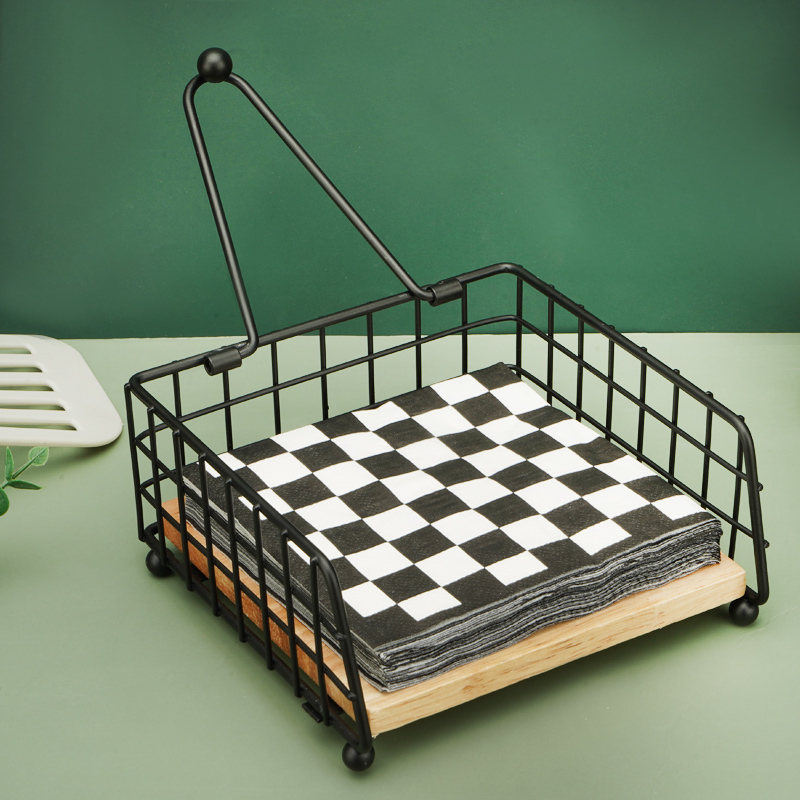 Square wooden napkin holder, s - Camping Cooking Utensil Holder ulasan dan harga