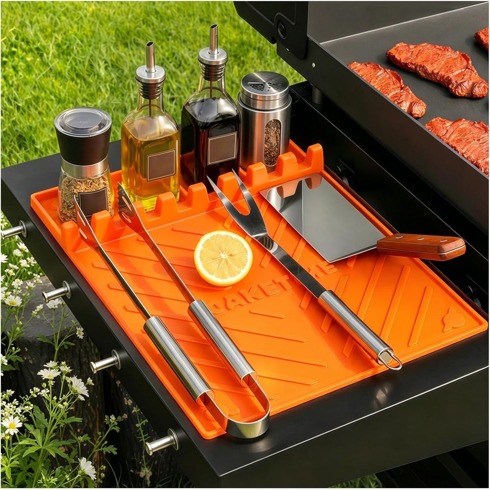 Silicone Grill Mats or Griddle - Cooking Outdoor Camping ulasan dan harga