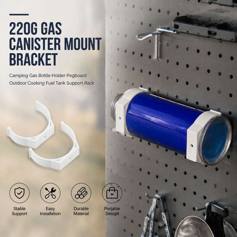 220g Gas Canister Mount Bracke - Camping Cooking Canister ulasan dan harga