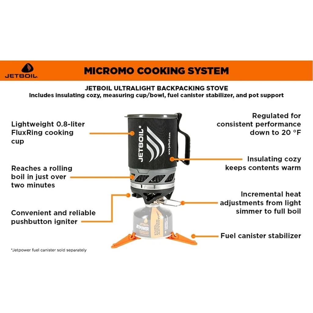Jetboil MicroMo Lightweight Pr - Camping Cooking Jetboil ulasan dan harga