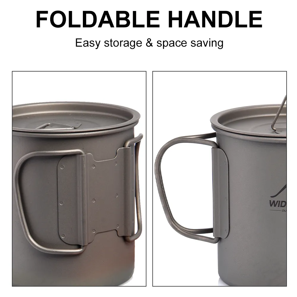 Widesea Camping Mug Titanium C - Camping Cooking Set Jetboil ulasan dan harga