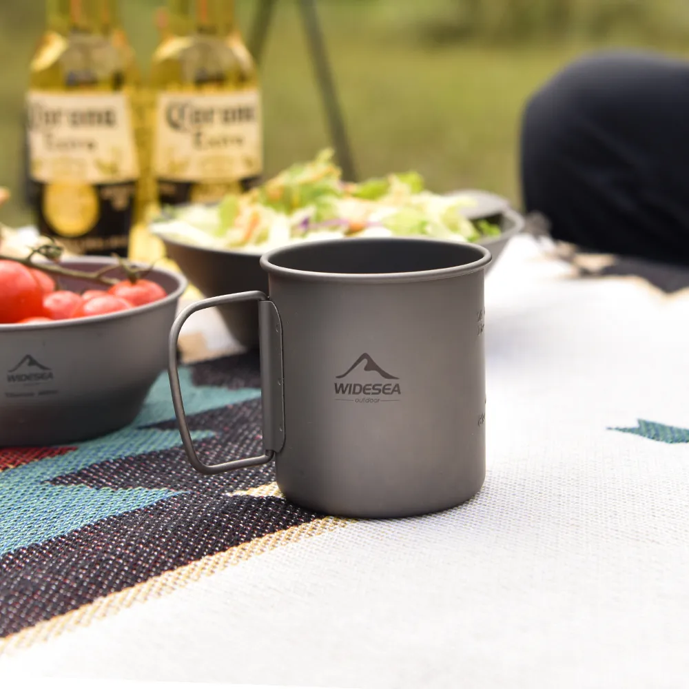 Widesea Camping Mug Titanium C - Camping Cooking Set Jetboil ulasan dan harga