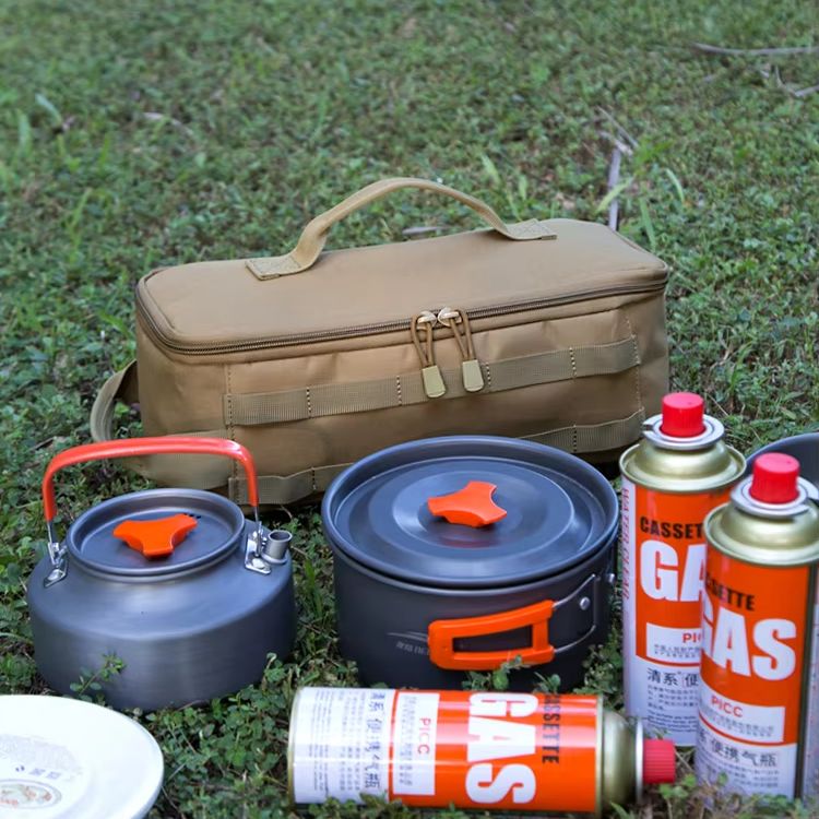 Oxford Cloth Cookware Storage  - Camping Outdoor Cooking Equipment ulasan dan harga