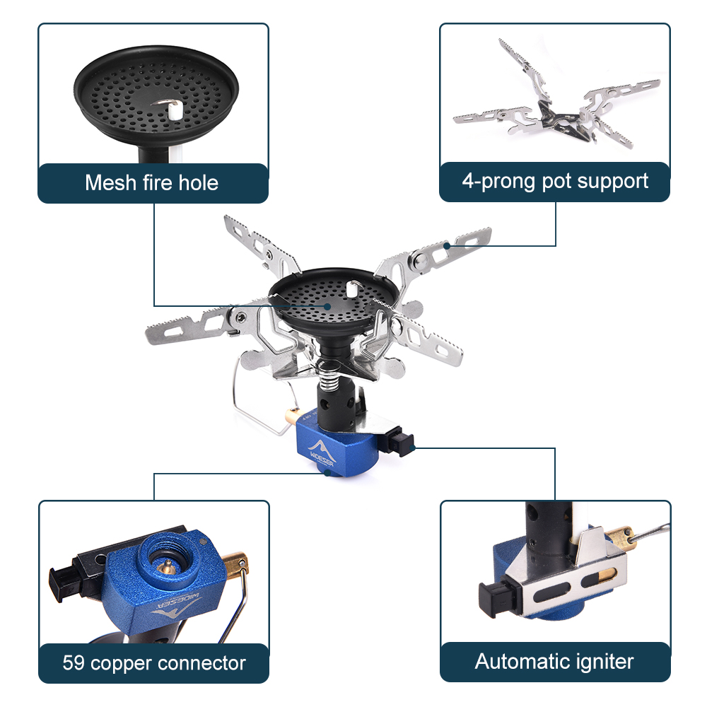 Outdoor Camping Gas Burner Out - Camping Cooking Fire ulasan dan harga