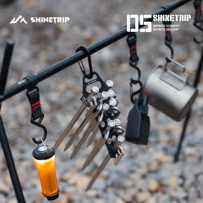 ShineTrip Outdoor Ground Stake - Camping Cooking Utensil Holder ulasan dan harga