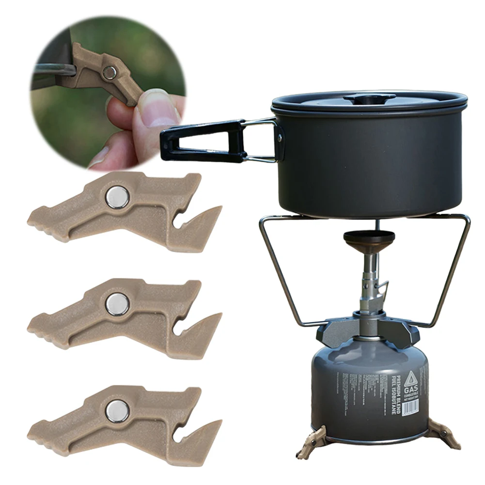 Magnetic Tripod Gas Tank Brack - Camping Cooking Canister ulasan dan harga