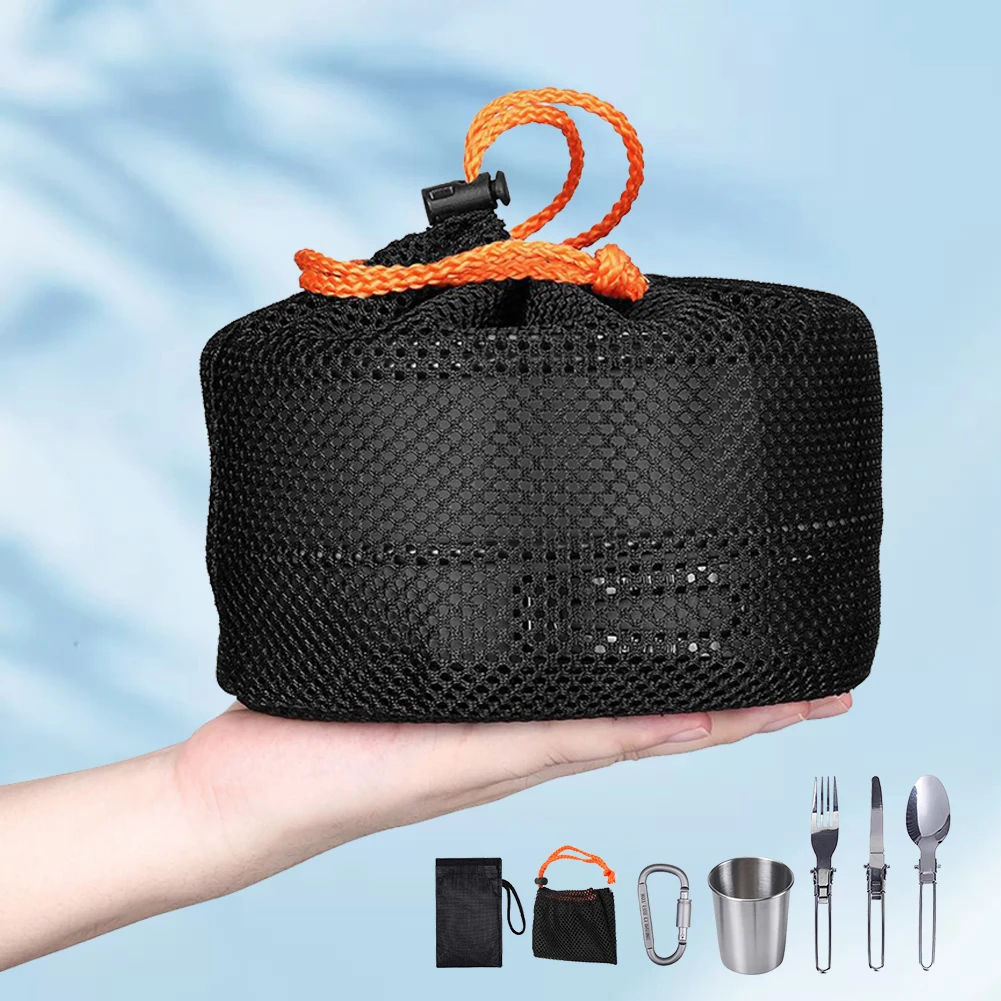Camping Cookware Kit Kettle Po - Camping Cooking Pot Set ulasan dan harga