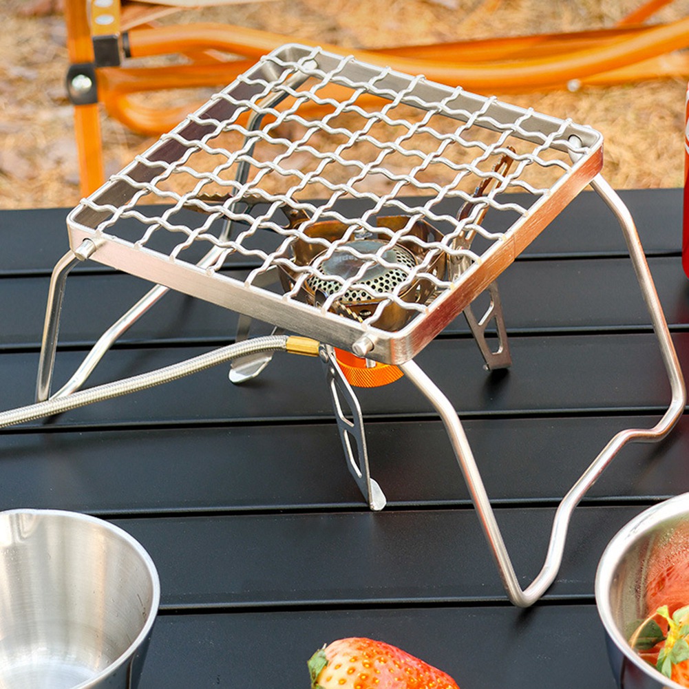 HHO-Barbecue Grill Stand Tool  - Camping Cooking Grate ulasan dan harga