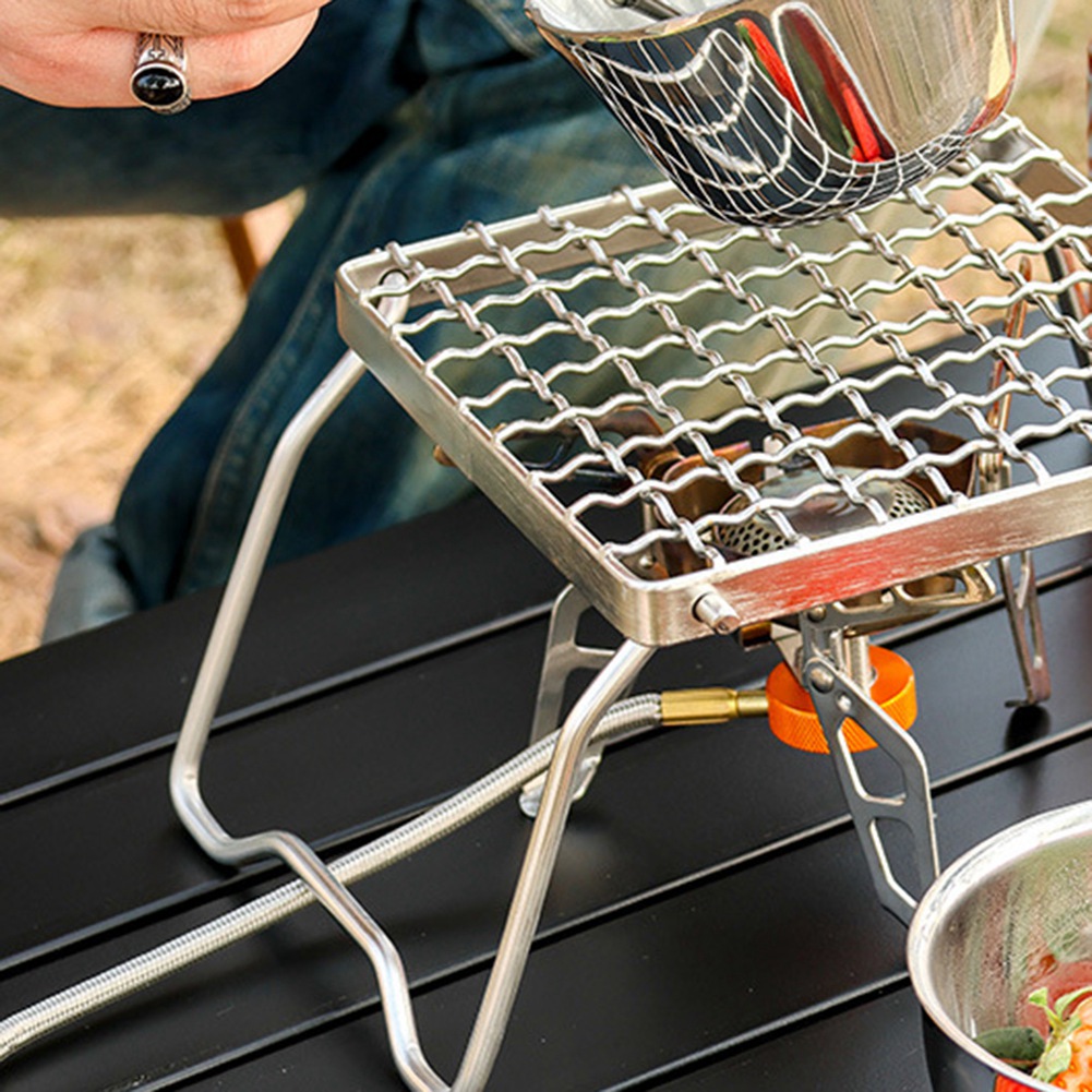 HHO-Barbecue Grill Stand Tool  - Camping Cooking Grate ulasan dan harga