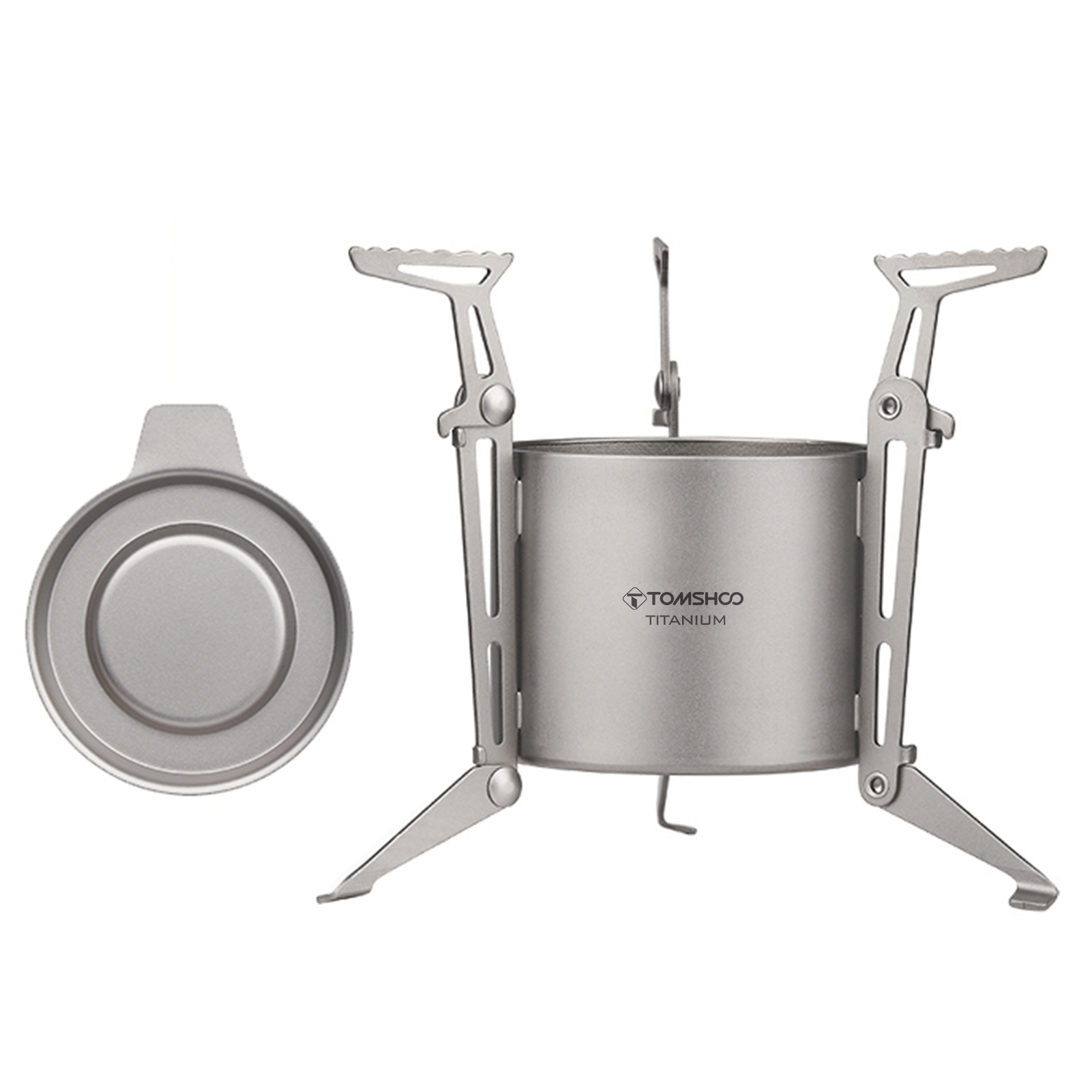 TOMSHOO Ti Alcohol Stove and L - Camping Cooking Pot With Lid ulasan dan harga