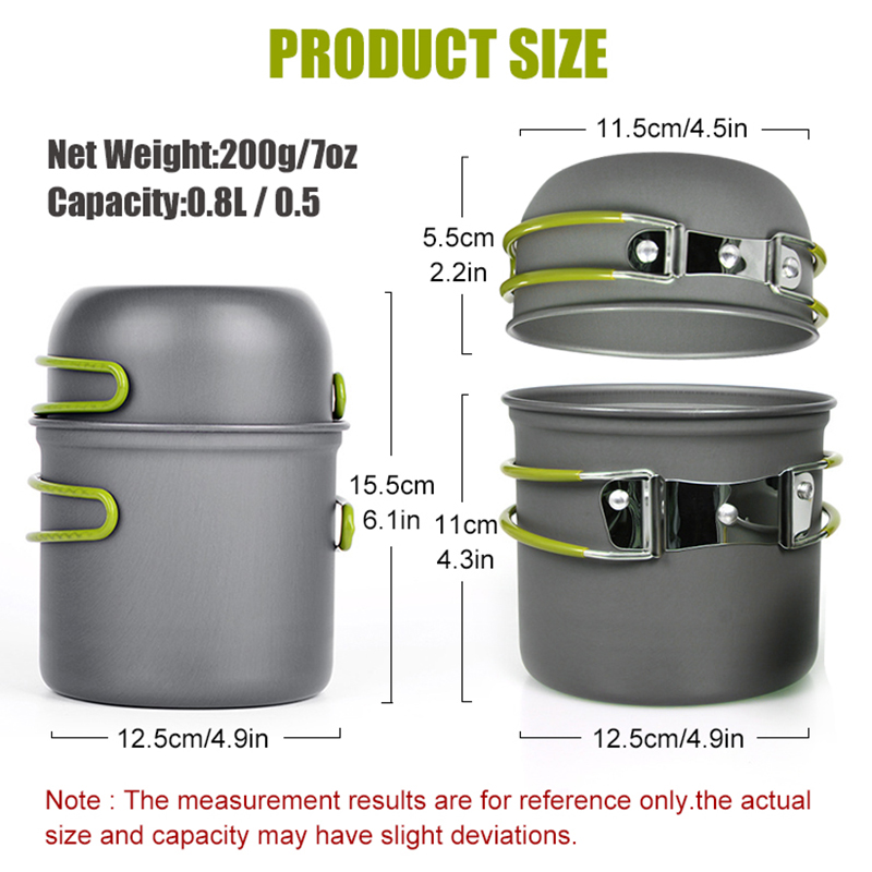 WESTTUNE Camping Pot Hiking Co - Camping Cooking Set Jetboil ulasan dan harga