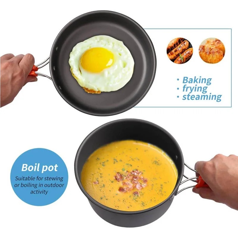 Camping Cooking set Camping Co - Camping Cooking Pot Set ulasan dan harga