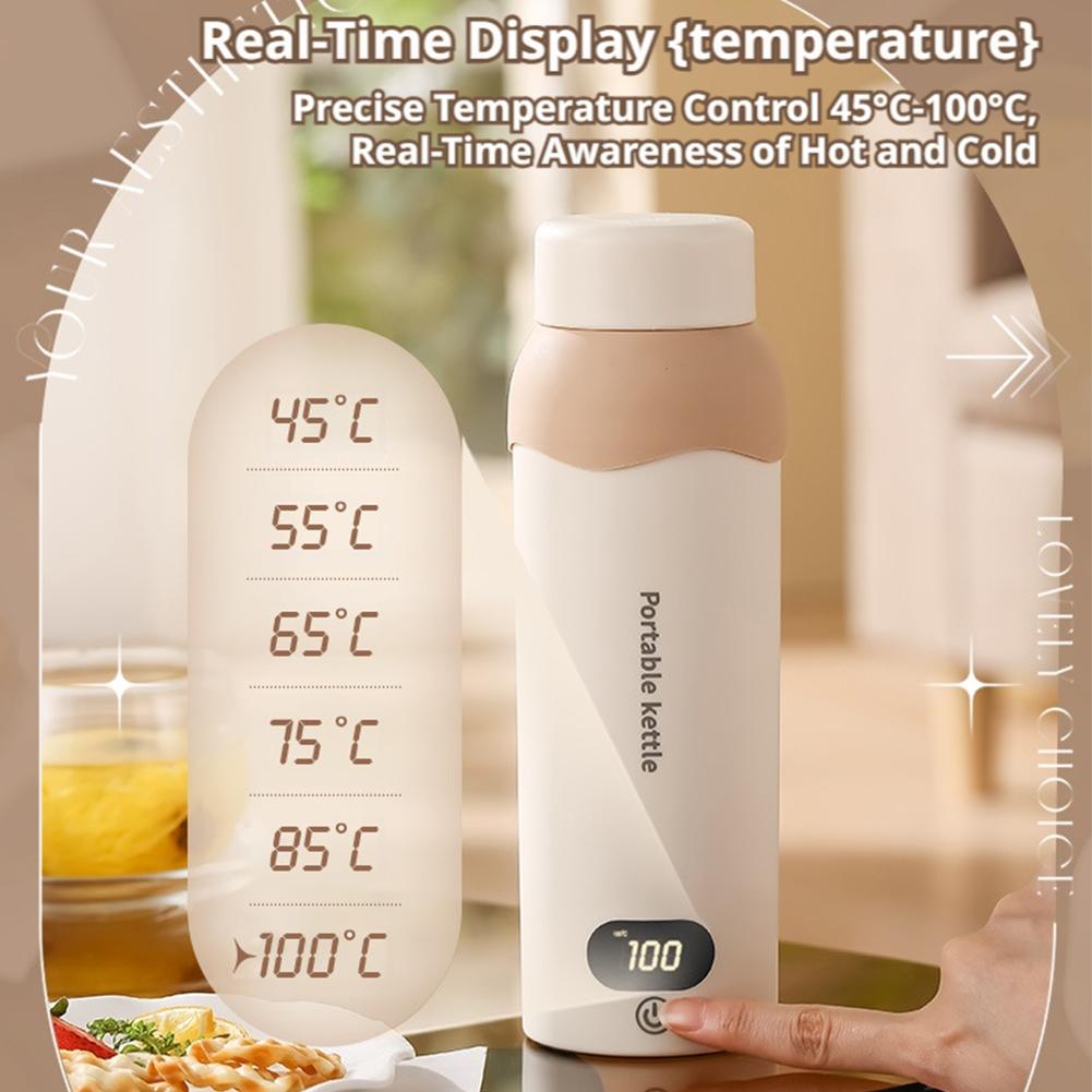 500ml LCD Electric Kettle WIth - Camping Cooking Electric ulasan dan harga