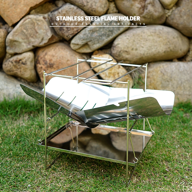 Wood Burning Camping Stove Por - Camping Cooking Grate ulasan dan harga