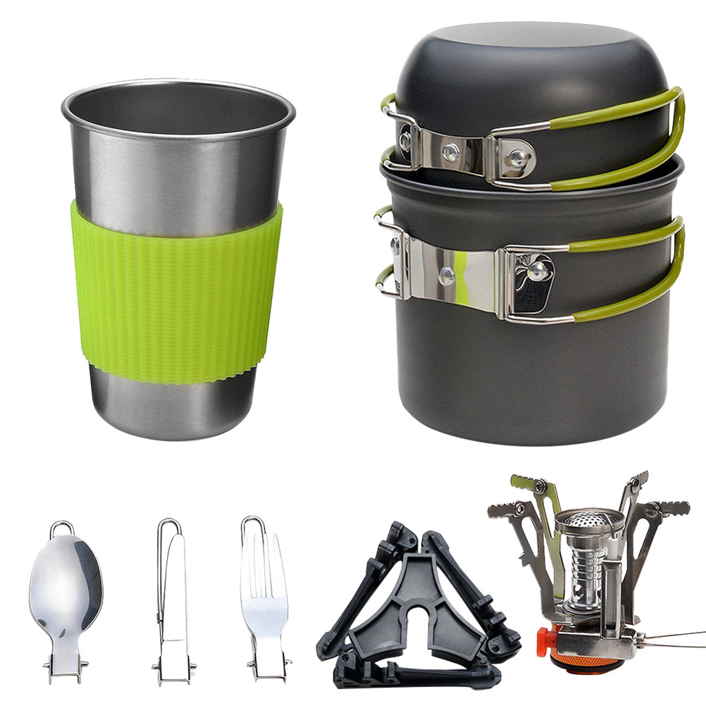 Outdoor Camping Cookware Set L - Camping Cooking Pot Set ulasan dan harga