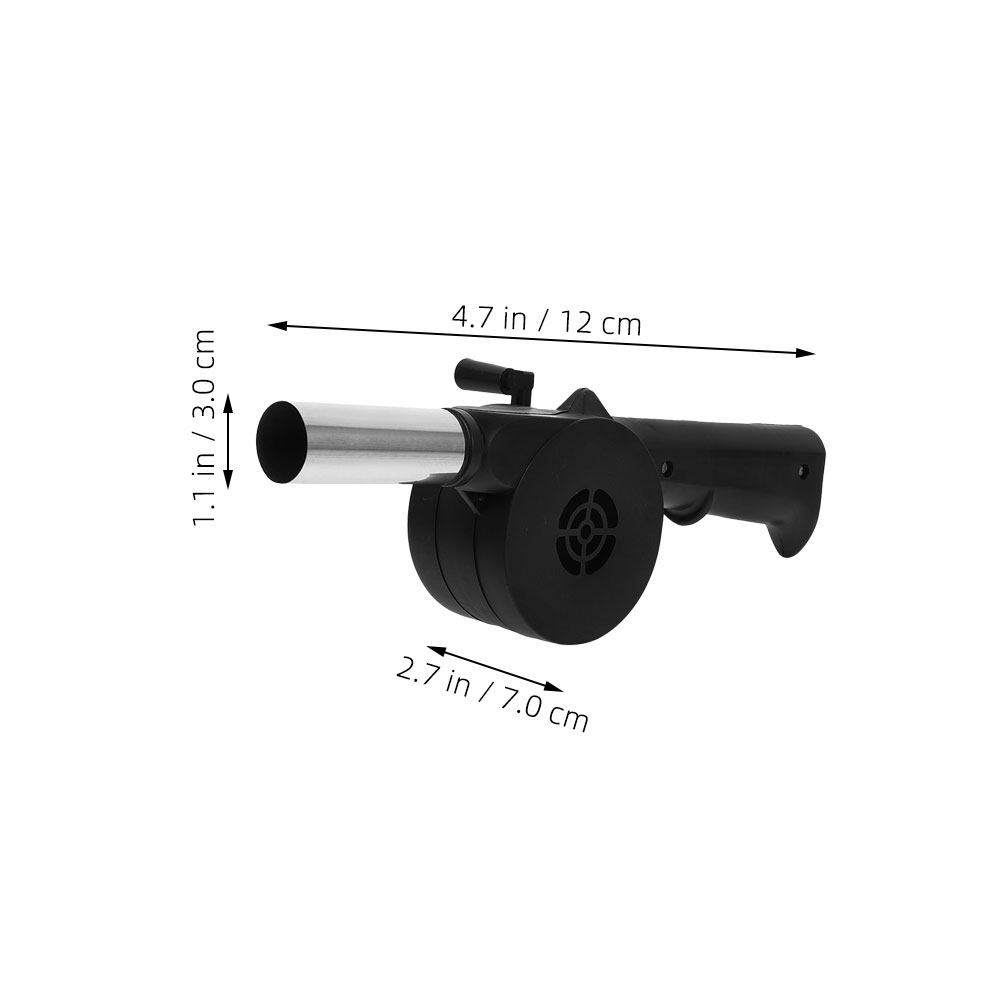Manual Blower Black Hand Crank - Camping Cooking Fire ulasan dan harga